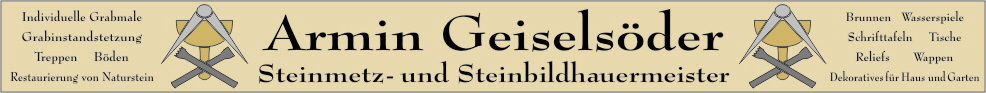 Steinmetzfarm Schrifttafeln Wappen